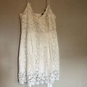City Chic crochet lace cutout dress